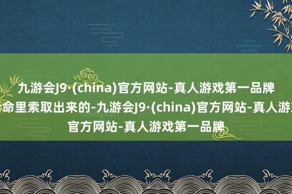 九游会J9·(china)官方网站-真人游戏第一品牌皆像是从活命里索取出来的-九游会J9·(china)官方网站-真人游戏第一品牌