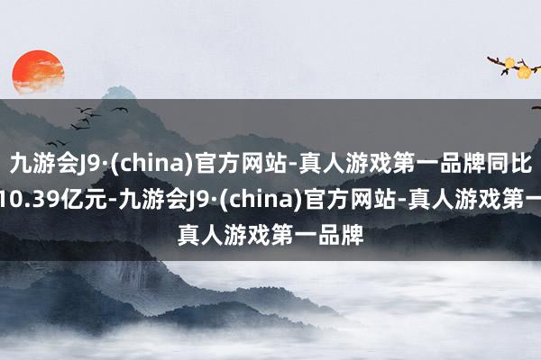 九游会J9·(china)官方网站-真人游戏第一品牌同比减少10.39亿元-九游会J9·(china)官方网站-真人游戏第一品牌